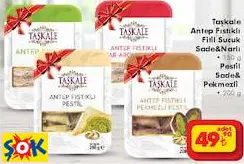 TAŞKALE ANTEP FISTIKLI FİTİL SUCUK SADE&NARLI 150 G PESTİL SADE& PEKMEZLİ 200 G